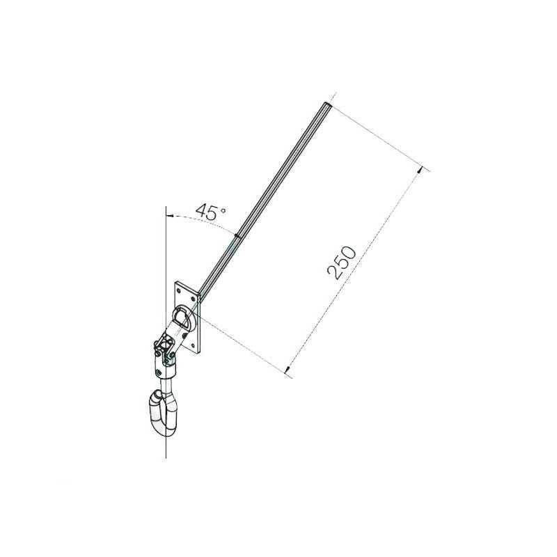 162823 INTEGRA occhiolo snodo 45°