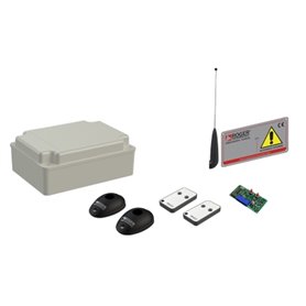 KIT H70/21 ROGER Kit Completo Di Centrale H70/200Ac 2 Motori con Radio 2Tx Fotocellule Antenna