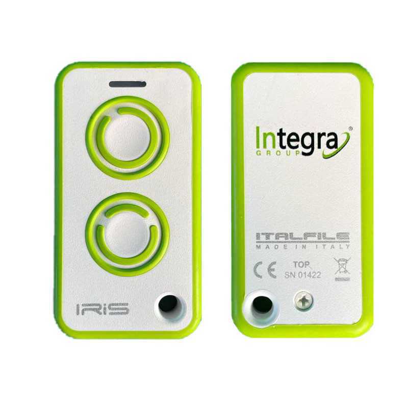 IN-COPY2 INTEGRA Telecomando 2 tasti multifrequenza 433,92/868 Mhz AM FM codici fissi e Rolling Code