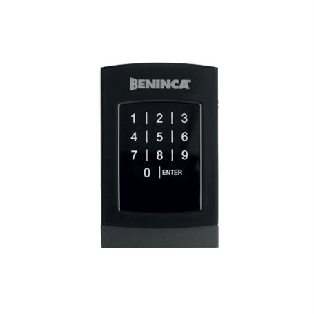 BE.CODE BENINCA Tastiera wireless a batteria (3 V CR123A), dotata di triplice codifica: Advanced Rolling Code, Rolling Code, e C